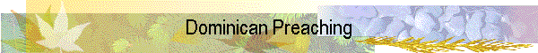 Dominican Preaching