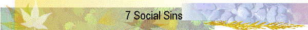 7 Social Sins